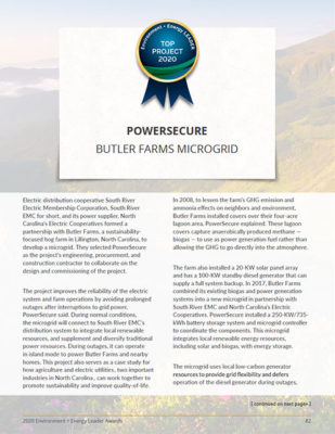 Butler Farms Microgrid