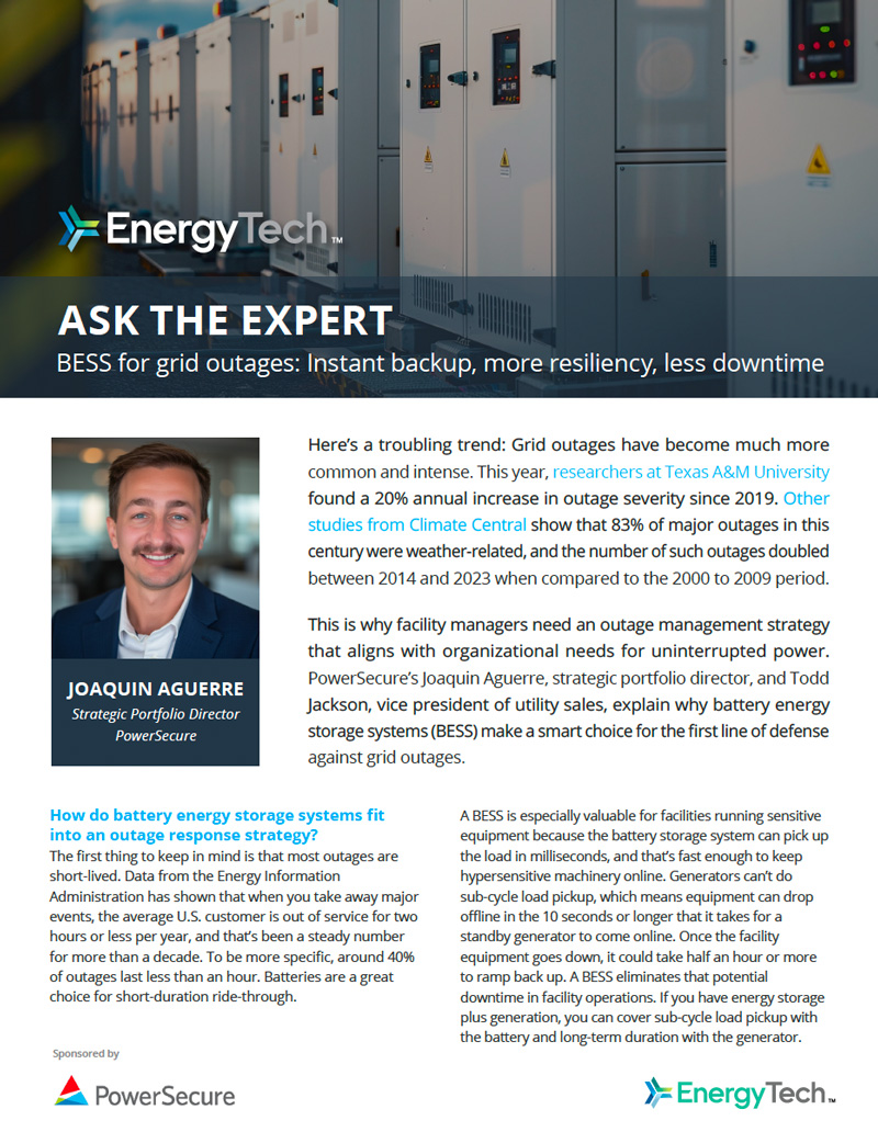Ask the Expert - EnergyTech